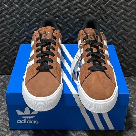 Mens Adidas Athletic Sneakers Brown Size 9 - Picture 4 of 5